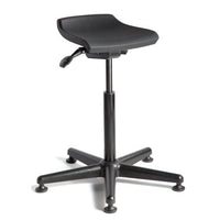 Bevco D3505 Earg Deluxe Sit Stand Soft Polyurethane Seat, 5-Star Black Nylon