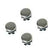 Bevco RCMG/4 RUBBER Cushion Metal Glides, pack of 4