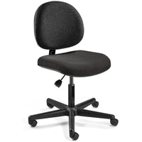 Bevco V4007HC-AV-BLK Value-Line Pneumatic Chair 17-22 Height Adjustment, Hard Floor Casters 