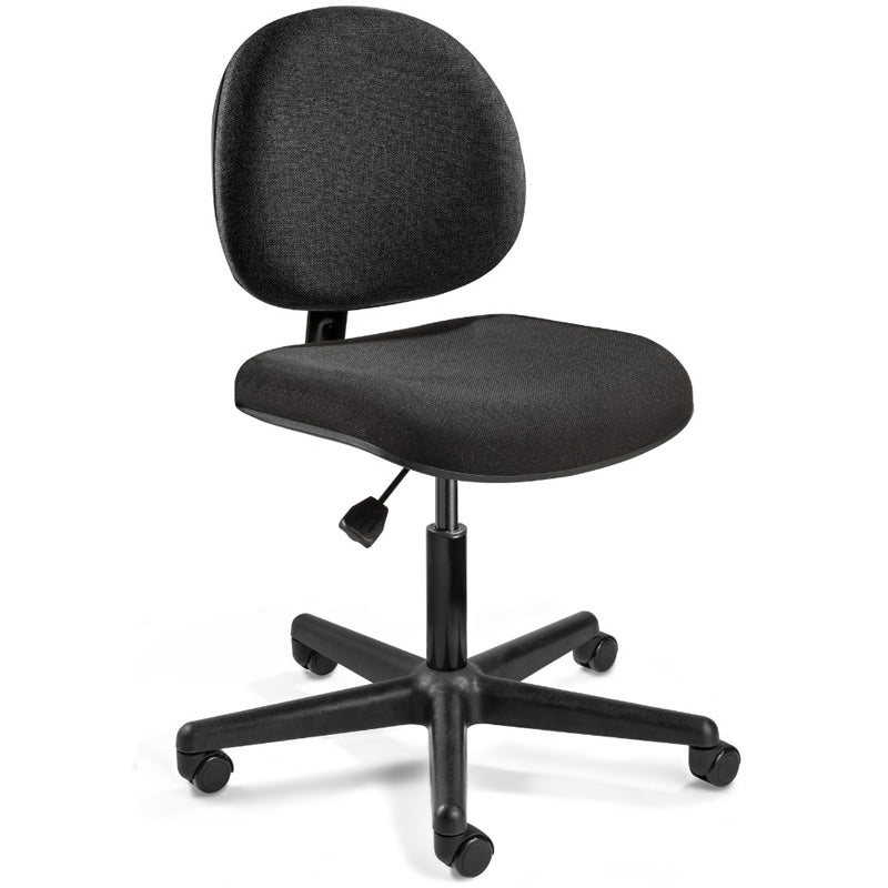 Bevco V4007HC-AV-BLK Value-Line Pneumatic Chair 17-22 Height Adjustment, Hard Floor Casters 