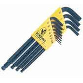 Bondhus 10936 Ball Driver L-Wrench Set, 0.050" - 5/16", 12 Pc
