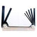 Bondhus 14589 9pc Hex Metal Handle Fold Up Tools, 5/64"-1/4"