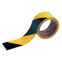 BRADY 55302 High Peformance Warning Marking Tape with Black on Yellow Diagonal Stripes