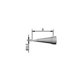 JBC C105103 Cartridge Conical Soldering Tip, 0.3 mm x 5 mm