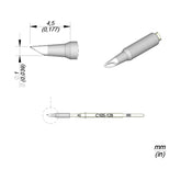 JBC C105128 Spoon Cartridge Tool Knife 1MM  
