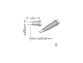 JBC Tools C115113 Nano Chisel Cartridge Soldering Tip, 1.0mm