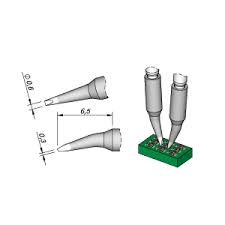 JBC C120011 Bent Micro Cartridge Chisel Tweezer Soldering Tip