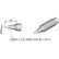 JBC C210001 Cartridge Conical Soldering Tip, 0.3mm