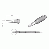 JBC C245944 Chisel Cartridge Soldering Tip, 1.8mm