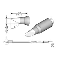 JBC C245354E Bevel Cartridge Soldering Tip, 10.5mm