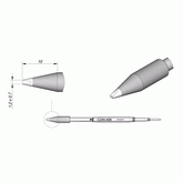 JBC C245406 Cartridge Chisel Soldering Tip, 1.2 x 0.7mm