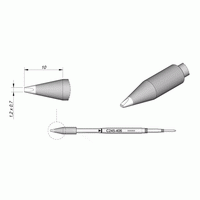 JBC C245406 Cartridge Chisel Soldering Tip, 1.2 x 0.7mm