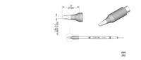 JBC C245768 Chisel Cartridge Soldering Tip, 1.5mm