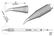 JBC C245786 Conical Bent Cartridge Soldering Tip, 0.4mm