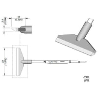 JBC C245792 Blade Cartridge Soldering Tip, 40mm