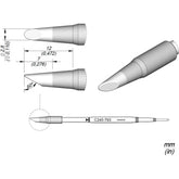 JBC C245793 60 Deg Bevel Cartridge Soldering Tip