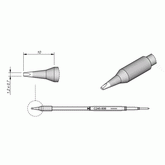 JBC C245806 Chisel Cartridge Soldering Tip, 1.2mm