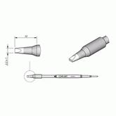JBC C245907 Chisel Cartridge Soldering Tip, 2.2mm