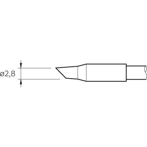 JBC C245913 Blade Cartridge Soldering Tip, 21mm