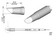 JBC C245951 Bevel Cartridge Soldering Tip, 3.8mm
