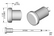 JBC C470005 RF Shield Removal Cartridge Soldering Tip, 15mm