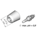 JBC C560003 Through Hole Cartridge Desoldering Tip, 1.0 x 2.7mm