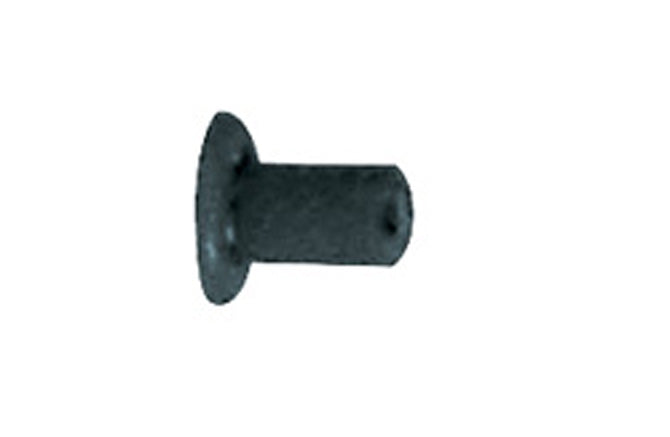 Excelta CB-18 Black Buna-N Static Vacuum Cup, 1/8"
