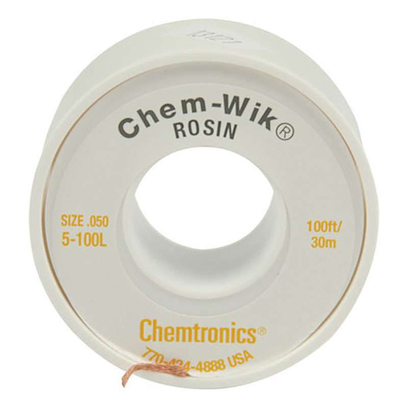 Chemtronics 5-500L Chem-Wik Rosin Desoldering Braid