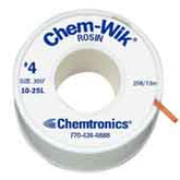 Chemtronics 10-25L Rosin Desoldering Braid, .100" x 25'