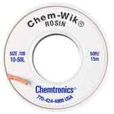 Chemtronics 10-50L Chem-Wik Rosin Desoldering Braid