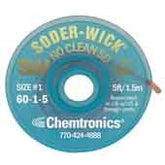 Chemtronics 60-1-5 Soder-Wick No-Clean Desoldering Braid