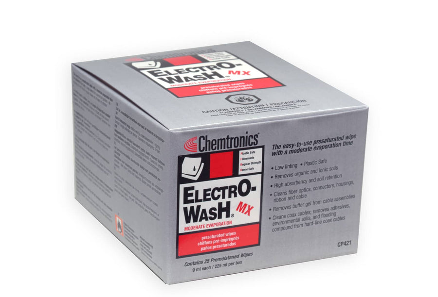 Chemtronics CP421 Cleaner Degreaser Pre-Saturated Individual Wipes