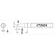 Hexacon CT202X Semi Chisel Soldering Tip, 3/32"