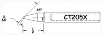 Hexacon CT206X Sharp Conical Soldering Tips, 1/64"