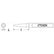 Hexacon CT210X Sharp Conical Soldering Tips, 1/64"