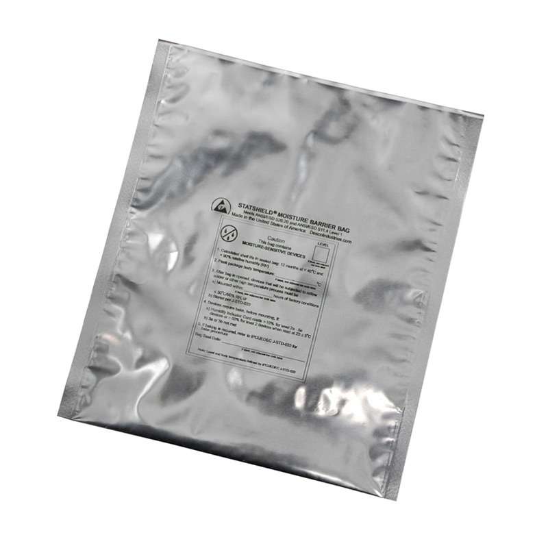 Desco 13964 Statshield Reinforced Foil Moisture Barrier Bag, 16" x 18", 100/Pk