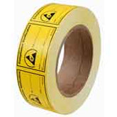 Desco 06711 Compliance Verification Label Reaching Hand Reusable Label, 1-1/2 x 2", 1000 per Roll