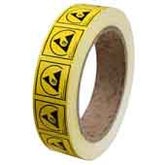 Desco 06713 ESD Protective Symbol Label 1x1 1,000/Roll