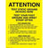 Desco 06741 Wrist Strap / Foot Ground Test Station Poster, 5pk