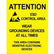 Desco 06742 ESD-Safe Area Warning Sign, 5pk