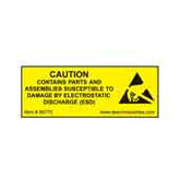 Desco 06770 Equipment Containing ESDS Label 500/Roll