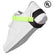 Desco 07599 Heel Foot Grounder, with High Visibility Lime Green Strap