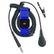 Desco 09078 Single Conductor Adjustable Fabric Wrist Strap, 6' Coil Cord