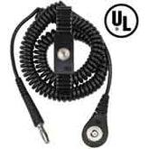 Desco 09187 MagSnap Expandable Adjustable Onyx Metal Wrist Strap