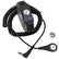 Desco 09204 Wrist Strap Jewel Magsnap Adj Metal Onyx, 6" Angle Cord