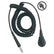 Desco 09480 Single Conductor Coil Cord, 4mm Snap