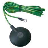 Desco 09814 Low Profile Mat Ground Cord, 15 ft
