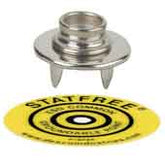 Desco 09861 Push & Clinch Snap Stud with Ground Point Label