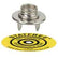 Desco 09861 Push & Clinch Snap Stud with Ground Point Label