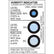 Desco 13869 Cobalt Dichloride Free Humidity Indicator Card
